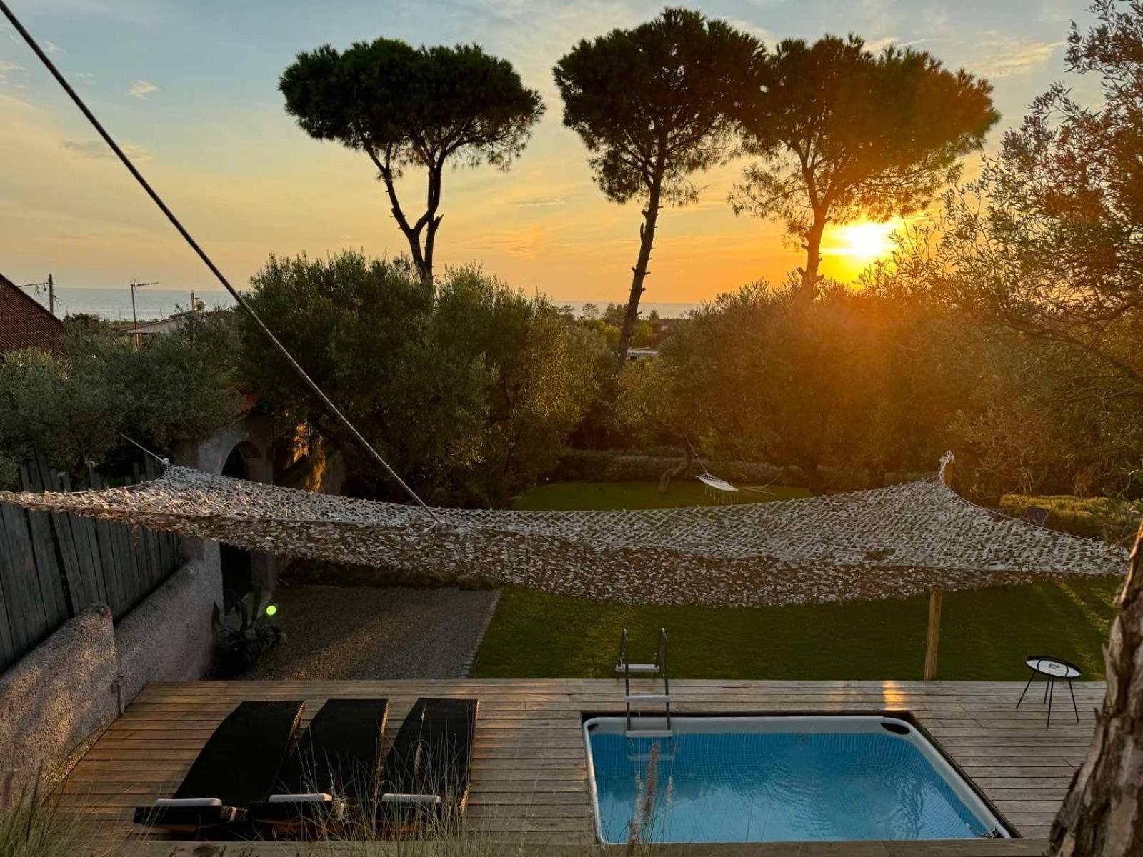 Sea View Villa In Olive Garden Nea Kallikrateia ภายนอก รูปภาพ